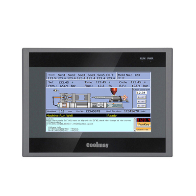 Linuxシステム 7''タッチスクリーン パネル PLC HMI オールインワン 8チャネル 高速パルス