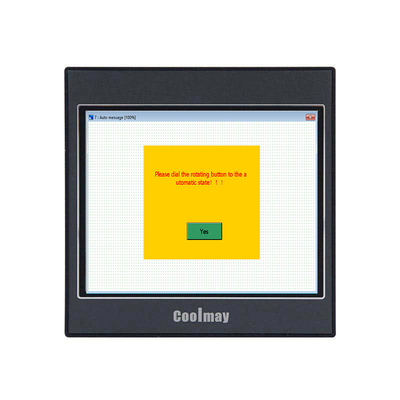 RS232 / RS485 のバックライト付きのタイプC HMI コントロール パネル