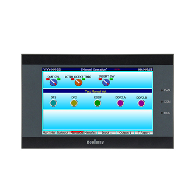 アナログ出力 統合 5 インチ HMI PLC コントローラー 完全自動 ボタン 給餌 機械 コントローラー